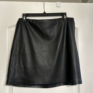 Express Faux Leather Skirt